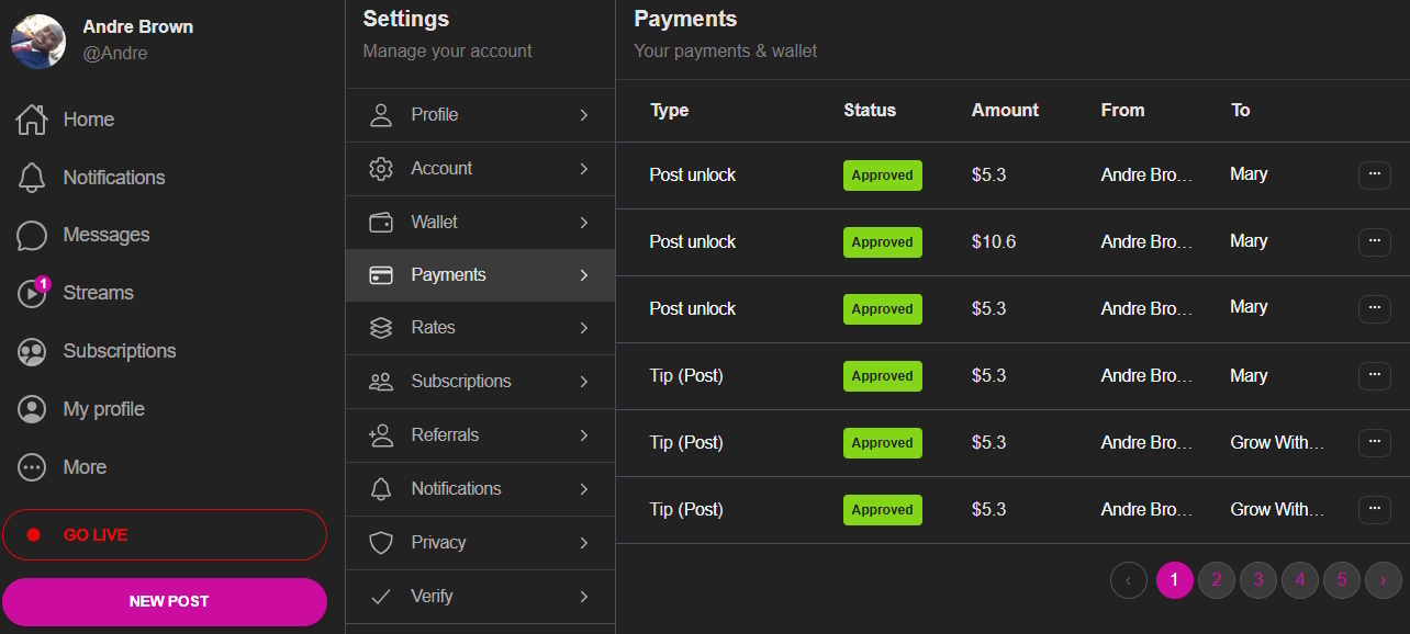 Creators get paid instantly. No waiting. No surprises. Always same-day.